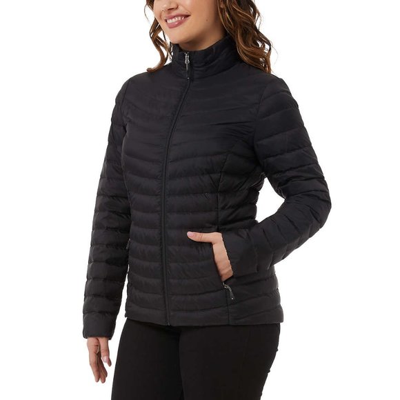 Black - 32 Degrees Ladies' Down Jacket - Picture 2 of 7